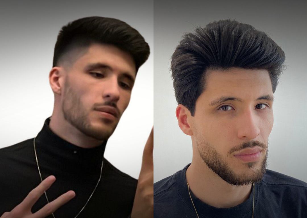 Antes e depois: corte com visagismo, cliente 4